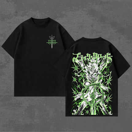 Yuno Black Clover Anime Washed T-Shirt, Hoodie 100%
