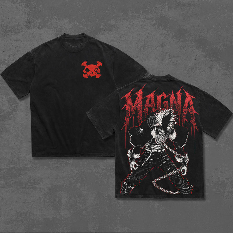 Magna Black Bull Black Clover Anime Washed T-Shirt, Hoodie 100%