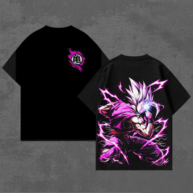 Gohan Beast Dragon Ball Super Anime Washed T-Shirt 100%