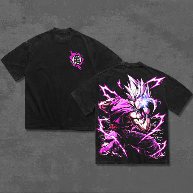 Gohan Beast Dragon Ball Super Anime Washed T-Shirt 100%