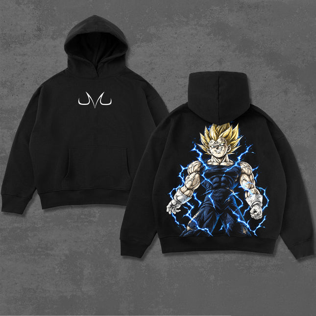 Majin Vegeta Dragon Ball Z Anime Washed T-Shirt 100%