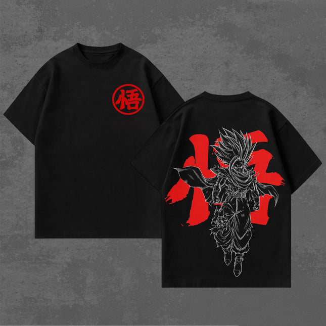 Son Gohan Super Saiyan 2 Dragon Ball Z Anime Washed T-Shirt 100%